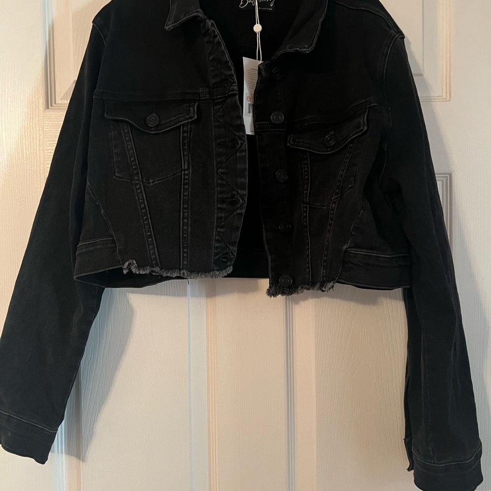 Buffbunny denim jacket black wash